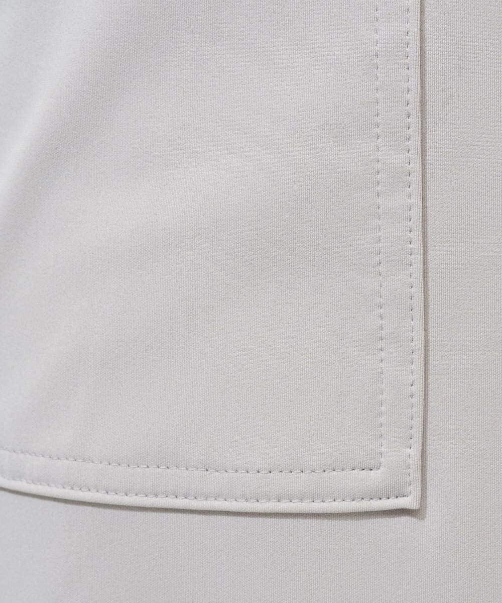 PZQGF85190 GEORGES RECH(ジョルジュ・レッシュ) [日本製/多機能素材]ジャージーガウチョパンツ ライトグレー