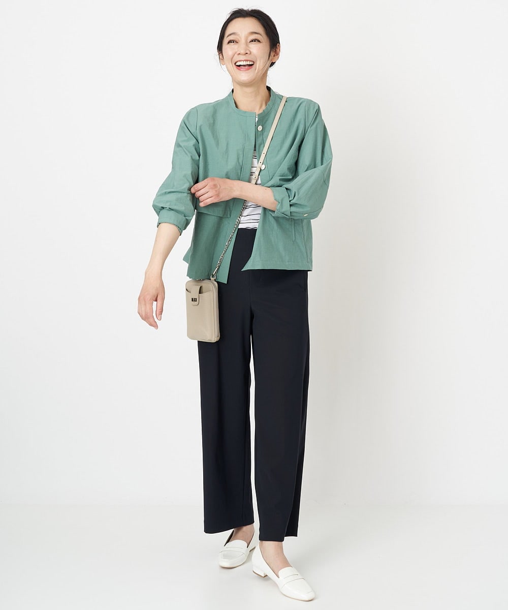 PZQGS13230 GEORGES RECH(ジョルジュ・レッシュ) トリコットジャージーパンツ アイボリー