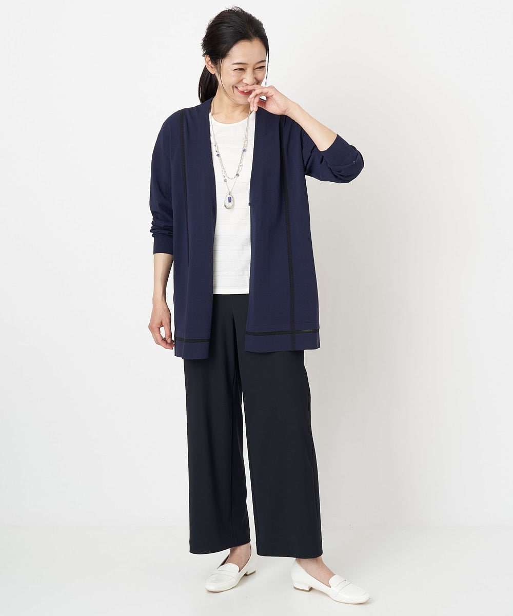 PZQGS13230 GEORGES RECH(ジョルジュ・レッシュ) トリコットジャージーパンツ アイボリー