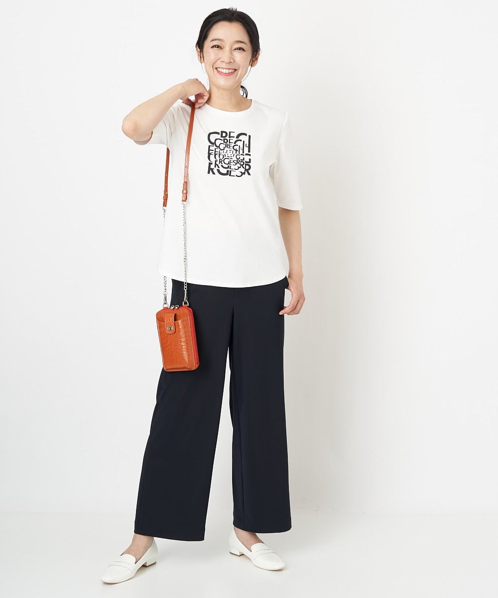 PZQGS13230 GEORGES RECH(ジョルジュ・レッシュ) トリコットジャージーパンツ アイボリー