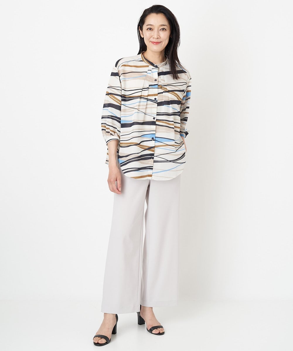 PZQGS13230 GEORGES RECH(ジョルジュ・レッシュ) トリコットジャージーパンツ アイボリー