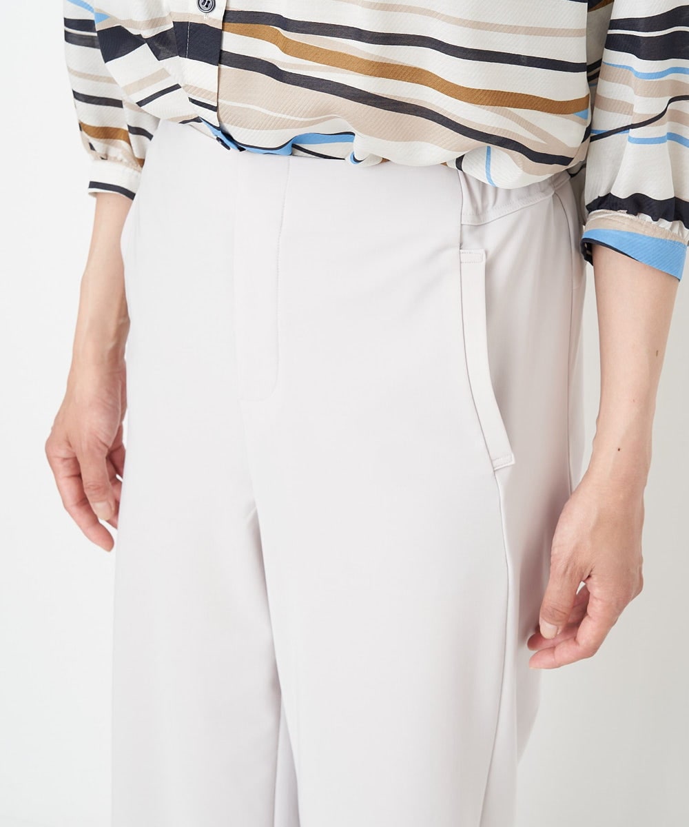 PZQGS13230 GEORGES RECH(ジョルジュ・レッシュ) トリコットジャージーパンツ アイボリー