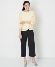 PZQGU85190 GEORGES RECH(ジョルジュ・レッシュ) [定番人気]ジャージーガウチョパンツ オフホワイト
