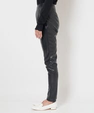 PZQJS20150 GEORGES RECH(ジョルジュ・レッシュ) エコレザーストレッチレギンスパンツ ブラック
