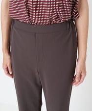 PZQJT35190 GEORGES RECH(ジョルジュ・レッシュ)  [日本製/速乾/UVカット]ストレッチスリットジョグパンツ ブラウン