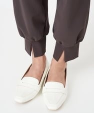PZQJT35190 GEORGES RECH(ジョルジュ・レッシュ)  [日本製/速乾/UVカット]ストレッチスリットジョグパンツ ブラウン