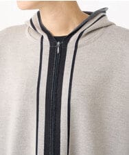 PZSAD03330 GEORGES RECH(ジョルジュ・レッシュ) ダブルジャカードニットポンチョ ベージュ