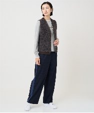 PZSAD20290 GEORGES RECH(ジョルジュ・レッシュ) ボアニットコンビベスト ダークグレー