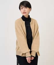 PZSAD21330 GEORGES RECH(ジョルジュ・レッシュ) フェザーヤーンリバーカーディガン ベージュ