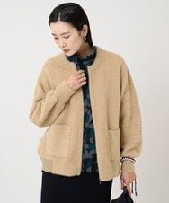 PZSAD21330 GEORGES RECH(ジョルジュ・レッシュ) フェザーヤーンリバーカーディガン ベージュ