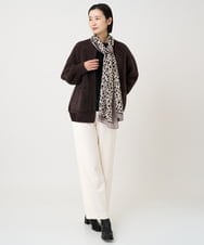 PZSAD21330 GEORGES RECH(ジョルジュ・レッシュ) フェザーヤーンリバーカーディガン ベージュ