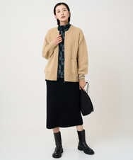 PZSAD21330 GEORGES RECH(ジョルジュ・レッシュ) フェザーヤーンリバーカーディガン ベージュ