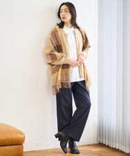 PZSAD21330 GEORGES RECH(ジョルジュ・レッシュ) フェザーヤーンリバーカーディガン ベージュ