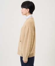 PZSAD21330 GEORGES RECH(ジョルジュ・レッシュ) フェザーヤーンリバーカーディガン ベージュ