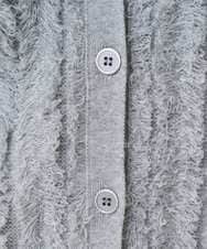 PZSAD36250 GEORGES RECH(ジョルジュ・レッシュ) ラメジャガードシャギーニットベスト ネイビー