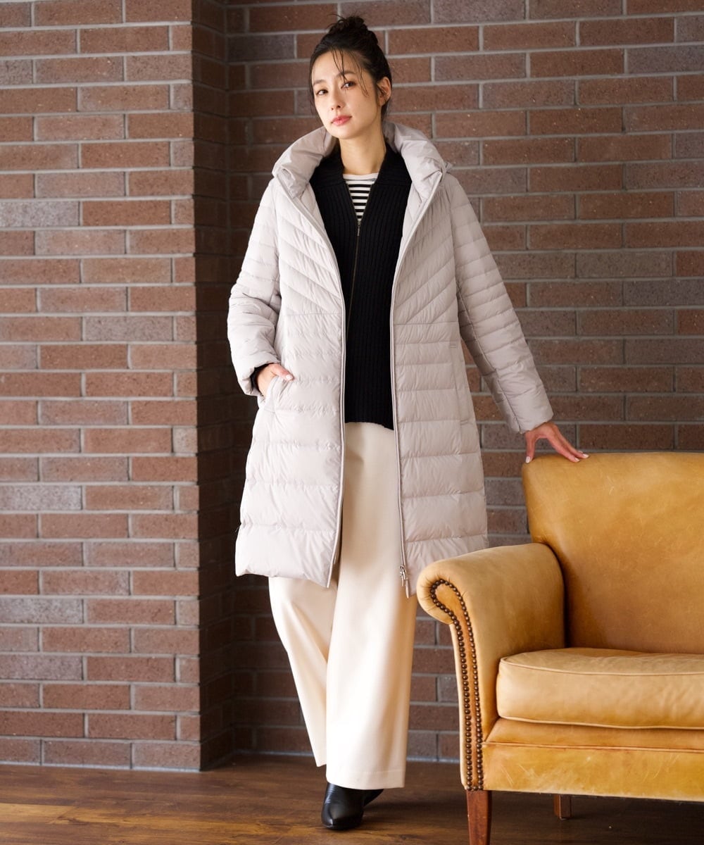 PZSAG43330 GEORGES RECH(ジョルジュ・レッシュ) フロントジップラムウールカーディガン レッド