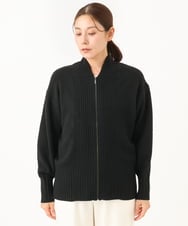 PZSAG43330 GEORGES RECH(ジョルジュ・レッシュ) フロントジップラムウールカーディガン レッド