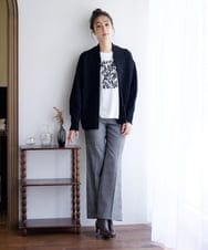 PZSAG43330 GEORGES RECH(ジョルジュ・レッシュ) フロントジップラムウールカーディガン レッド