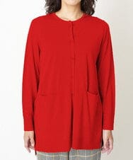 PZSAT16290 GEORGES RECH(ジョルジュ・レッシュ) 【5色展開】ウォッシャブルウールニットカーディガン レッド