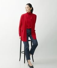 PZSAT16290 GEORGES RECH(ジョルジュ・レッシュ) 【5色展開】ウォッシャブルウールニットカーディガン レッド