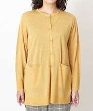 PZSAT16290 GEORGES RECH(ジョルジュ・レッシュ) 【5色展開】ウォッシャブルウールニットカーディガン イエロー