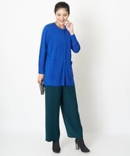 PZSAT16290 GEORGES RECH(ジョルジュ・レッシュ) 【5色展開】ウォッシャブルウールニットカーディガン ブルー