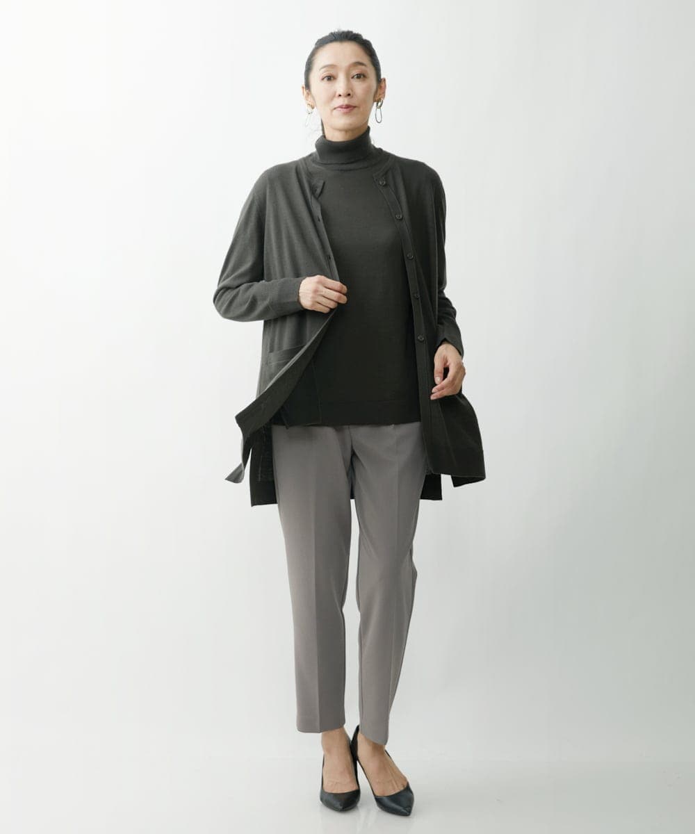 PZSAT16290 GEORGES RECH(ジョルジュ・レッシュ) 【5色展開】ウォッシャブルウールニットカーディガン ブラウン