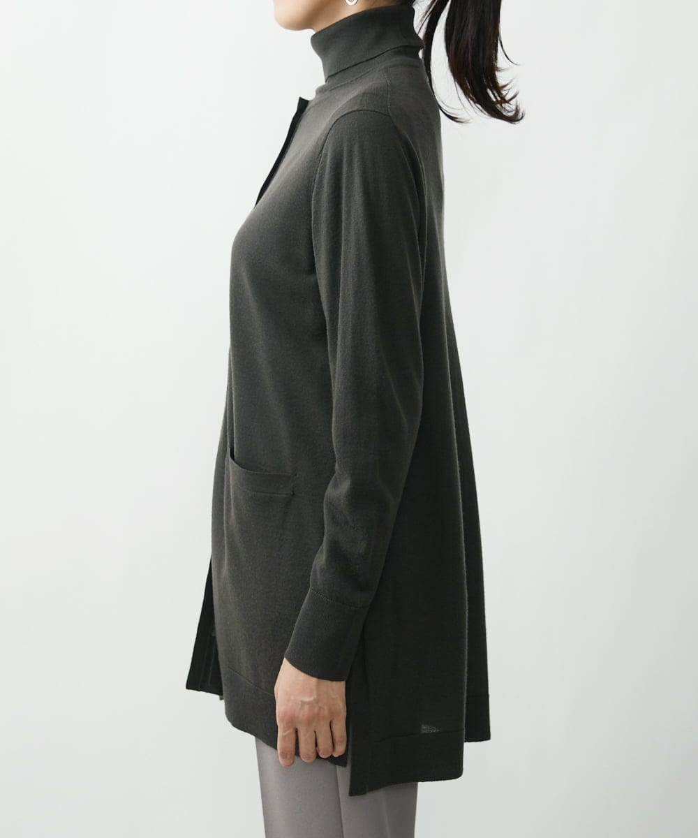 PZSAT16290 GEORGES RECH(ジョルジュ・レッシュ) 【5色展開】ウォッシャブルウールニットカーディガン ブラウン