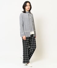 PZSCA07250 GEORGES RECH(ジョルジュ・レッシュ) [アンサンブル対応]メリノウールカーディガン ライトグレー