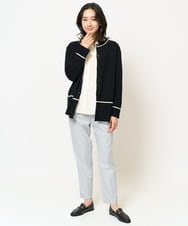PZSCA07250 GEORGES RECH(ジョルジュ・レッシュ) [アンサンブル対応]メリノウールカーディガン ライトグレー