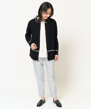 PZSCA07250 GEORGES RECH(ジョルジュ・レッシュ) [アンサンブル対応]メリノウールカーディガン ライトグレー