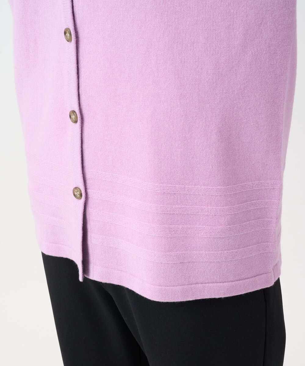 PZSCD57230 GEORGES RECH(ジョルジュ・レッシュ) [アンサンブル対応]メリノウールカーディガン ピンク