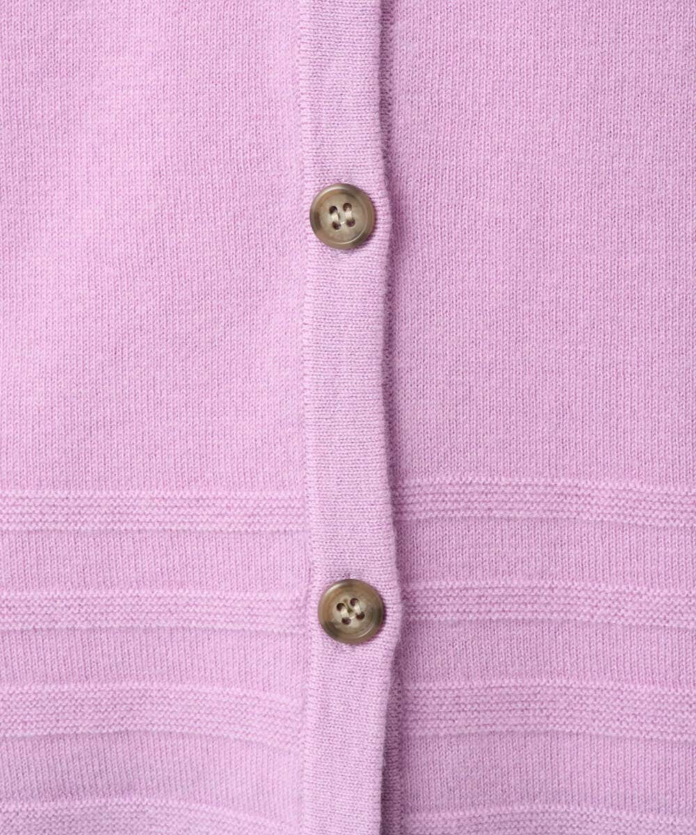 PZSCD57230 GEORGES RECH(ジョルジュ・レッシュ) [アンサンブル対応]メリノウールカーディガン ピンク