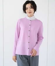 PZSCD57230 GEORGES RECH(ジョルジュ・レッシュ) [アンサンブル対応]メリノウールカーディガン ピンク