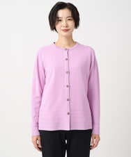 PZSCD57230 GEORGES RECH(ジョルジュ・レッシュ) [アンサンブル対応]メリノウールカーディガン ピンク