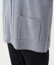 PZSCE70190 GEORGES RECH(ジョルジュ・レッシュ) [アンサンブル対応] ミラノリブジップアップニットカーディガン グレー