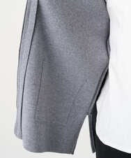 PZSCE70190 GEORGES RECH(ジョルジュ・レッシュ) [アンサンブル対応] ミラノリブジップアップニットカーディガン グレー