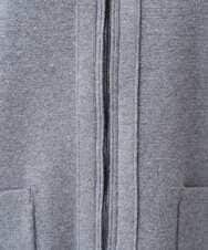 PZSCE70190 GEORGES RECH(ジョルジュ・レッシュ) [アンサンブル対応] ミラノリブジップアップニットカーディガン グレー