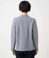 PZSCE70190 GEORGES RECH(ジョルジュ・レッシュ) [アンサンブル対応] ミラノリブジップアップニットカーディガン グレー