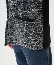 PZSEE16290 GEORGES RECH(ジョルジュ・レッシュ) ファンシーツイードAラインジレ ブラック