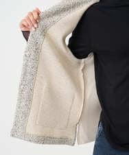 PZSEE16290 GEORGES RECH(ジョルジュ・レッシュ) ファンシーツイードAラインジレ ブラック