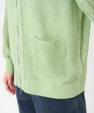 PZSEE28290 GEORGES RECH(ジョルジュ・レッシュ) ブークレメッシュニットブルゾン グリーン