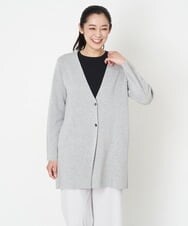 PZSET05360 GEORGES RECH(ジョルジュ・レッシュ) [アンサンブル対応]ミラノリブカーディガン グレー