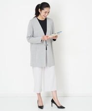 PZSET05360 GEORGES RECH(ジョルジュ・レッシュ) [アンサンブル対応]ミラノリブカーディガン グレー