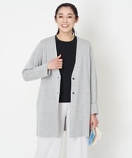 PZSET05360 GEORGES RECH(ジョルジュ・レッシュ) [アンサンブル対応]ミラノリブカーディガン グレー