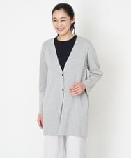 PZSET05360 GEORGES RECH(ジョルジュ・レッシュ) [アンサンブル対応]ミラノリブカーディガン グレー