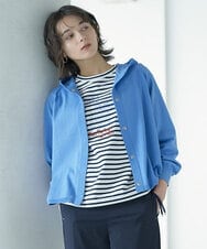 PZSGE43270 GEORGES RECH(ジョルジュ・レッシュ) [アンサンブル対応]ニットフードカーディガン ブルー