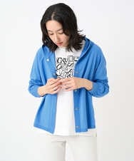 PZSGE43270 GEORGES RECH(ジョルジュ・レッシュ) [アンサンブル対応]ニットフードカーディガン ブルー