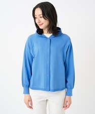 PZSGE43270 GEORGES RECH(ジョルジュ・レッシュ) [アンサンブル対応]ニットフードカーディガン ブルー