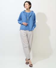 PZSGE43270 GEORGES RECH(ジョルジュ・レッシュ) [アンサンブル対応]ニットフードカーディガン ネイビー